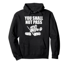 Hockey Goalie You Shall Pass Pullover Hoodie