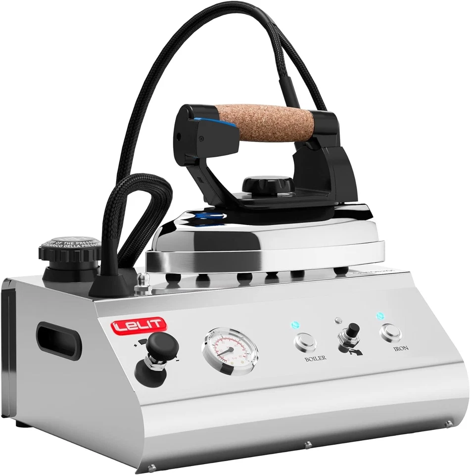 L'El-It PS326 800W Ferro da Stiro a Caldaia - Argento - Immagine 2 di 4