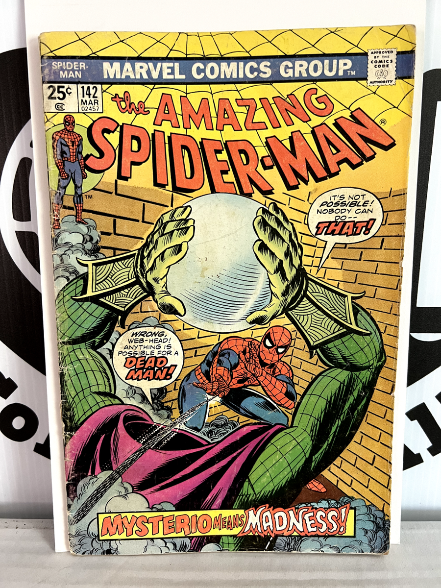 Amazing Spiderman 142 Marvel Comic Book Mark Jeweler Variant