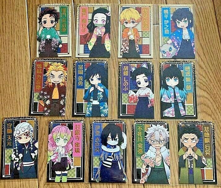 その他 DEMERU-KUN SIN TAKIZAWA LIMITED EDITION Demon Slayer Namco Limited Illustration Card Complete Set Lot of