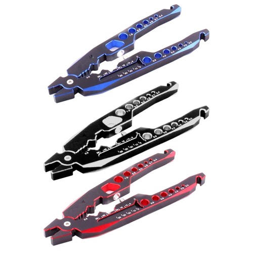 RC Model Adjustable Shock Shaft Pliers - CNC Aluminum, 4 Size Openings (2-4mm) For Maintenance, Prevents Scratches - View #7