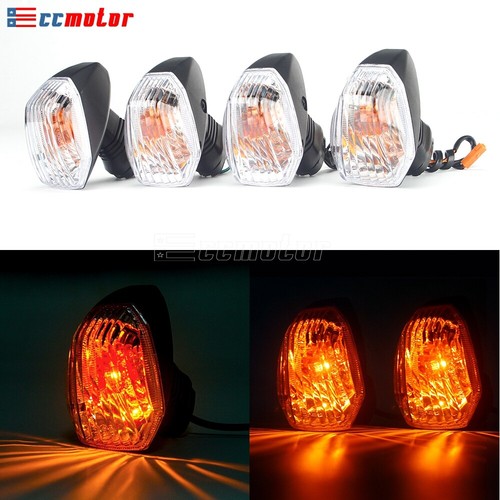 4x Turn Signal Light Indicator For KAWASAKI KLE650 KLR650 Z750S ZX6R ZX10R ZX6RR - Picture 2 of 10