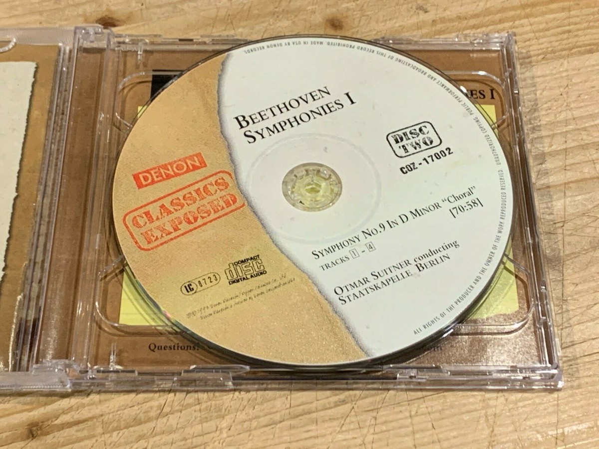 Beethoven Symphonies 2 5 & 9 OTMAR SUITNER Denon US 2CD CDZ-17001