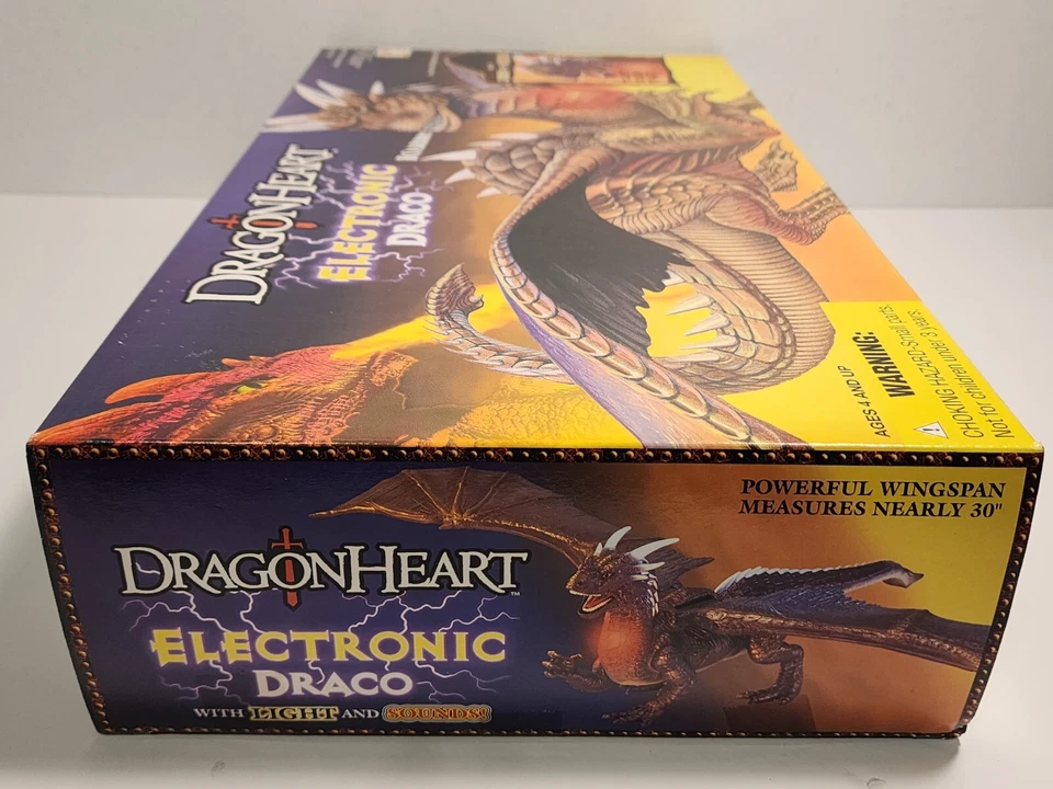 Kenner Dragonheart Electronic Draco 1996 original ¡Nuevo sellado! Foto 3 de 4