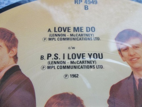 THE BEATLES LOVE ME DO / PS I LOVE YOU 20th ANNIVERSARY LTD. ISSUE PICTURE DISC - Picture 4 of 10