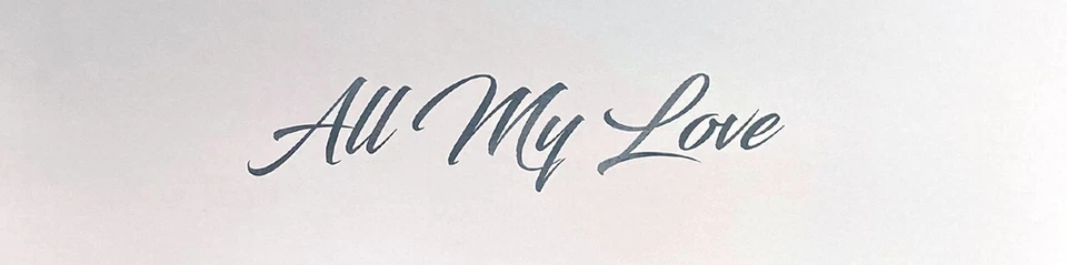 Video Book, 7” IPS Hard Back. 4GB memory. 'All My Love' Silver Foil On Cover - Image 4 of 4