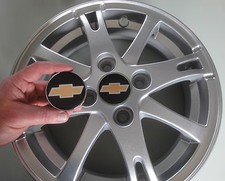 Juego de 4 tapas centrales totalmente nuevas: llantas de aleación ""City"" Chevrolet Spark