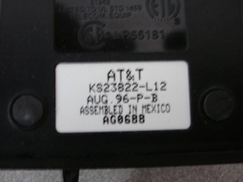 AT&T Handsfree Cordless Telephone Headset K823822-L12 - Picture 5 of 5