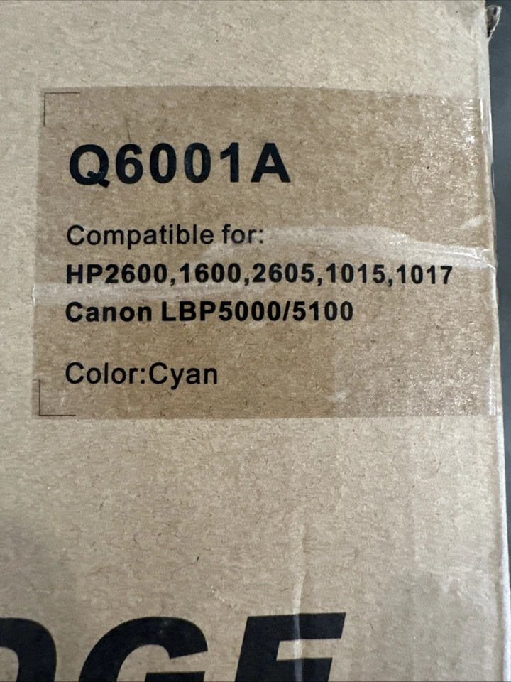 2 PREMIUM TONER CARTRIDGES Q6001A Q6003A Cyan Magenta HP /Canon Compatible NEW! - Image 2 of 3
