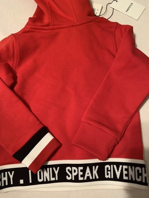 Givenchy kids Logo printed scuba hoodie 