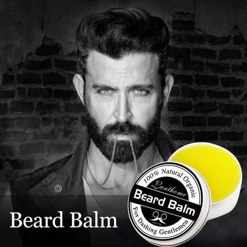 Baume barbe naturel biologique cire moustache pour poils du visage fournitu R1U5 - Picture 2 of 11