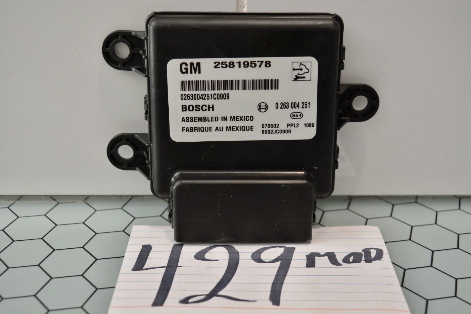 06 07 08 Cadillac DTS Driver Park Assistant Control Module Computer #429-MOD 
