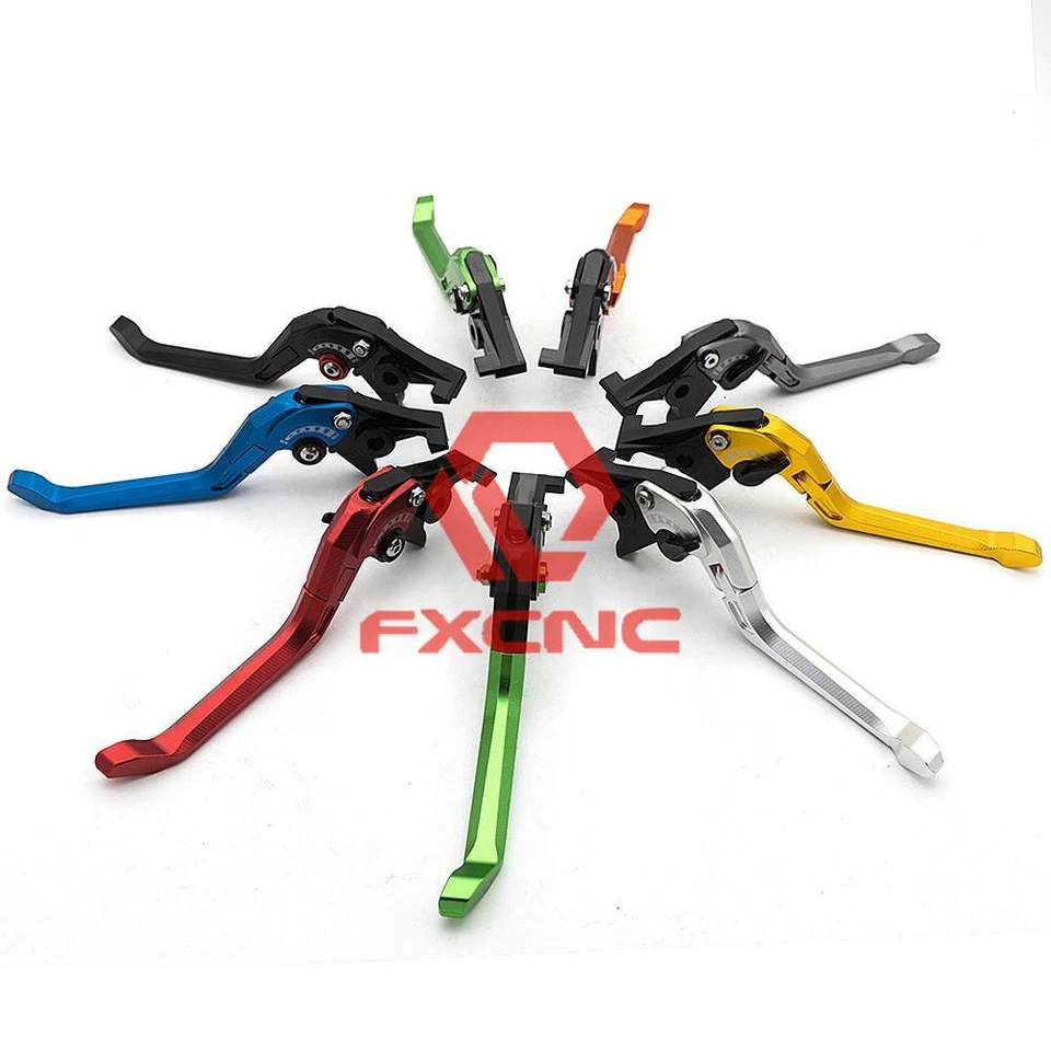 Palancas de embrague de freno 5D Aniti-plegables romboidales para Aprilia RSV MILLE/R SHIVER/GT Foto 4 de 4