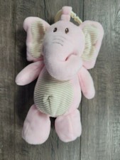 Nwot Kellytoy Hanging Carseat Pink Stuffed Plush Elephant Toy