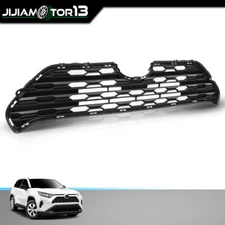 Fit For 2019-2023 Toyota RAV4 Front Bumper Upper Black Grille Grill Assembly