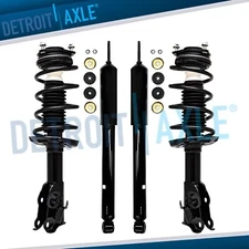 Front Struts w/ Coil Springs Rear Shocks Absorbers for 2006 - 2011 Honda Civic