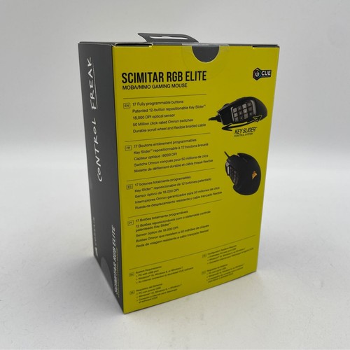 Corsair SCIMITAR RGB ELITE Gaming Mouse 18,000 DPI CH-9304211-NA - Picture 2 of 3