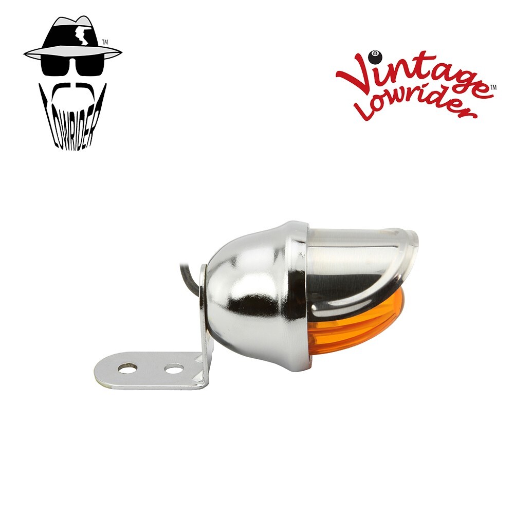 ORIGINAL BICYCLE DUMMY BEE LIGHT WITH VISOR WIRE-UP AMBER LOWRIDER CYCLING  BIKE