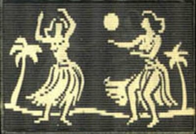 1950's Hawaii Hula Dancers Small VARI-VUE Animation Flicker