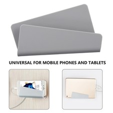 2 Pcs Wall Mount Phone Holder Bracket Wall-mounted Mobile Charging