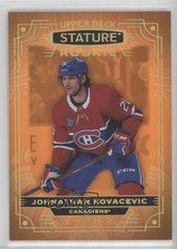 2022-23 Upper Deck Stature Rookies Orange /45 Johnathan Kovacevic Jonathan 14hk