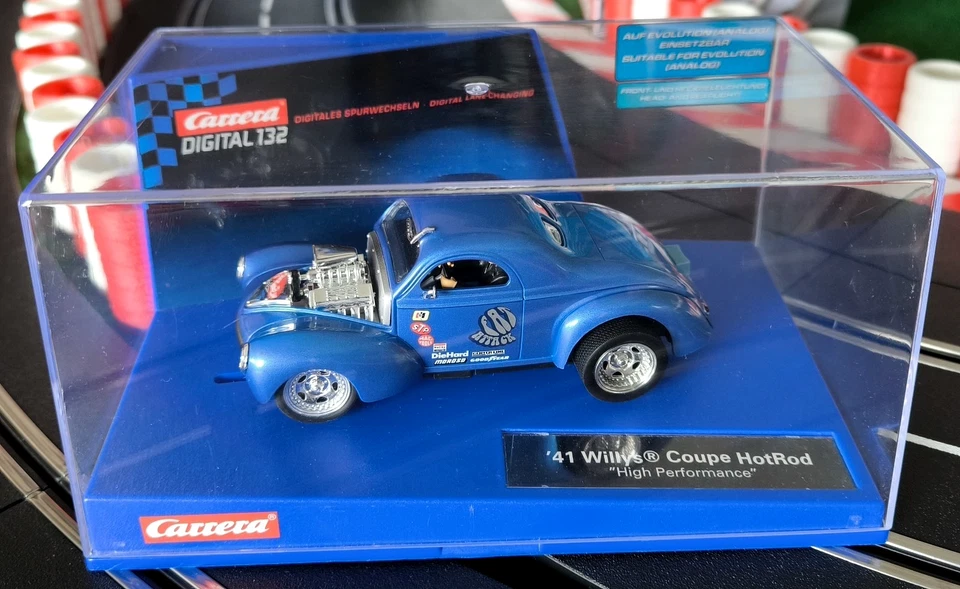 Carrera Digital 132 30421 ´41 Willys Coupe Hot Rod High Performance NEU in OVP - Bild 1 von 4