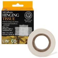 , Archival Self-Adhesive Mounting Hinging Tissue, for Lightweight and Translu...