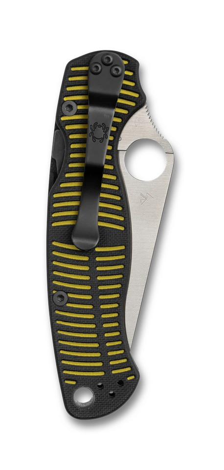Cuchillos Spyderco Para Militar 2 Sal C81GBKYLMCP2 Amarillo Negro G10 CPM Magnacut Foto 2 de 4