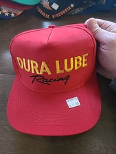 Vintage Head To To Dura Lube Racing Snapback Hat NWOT H000200