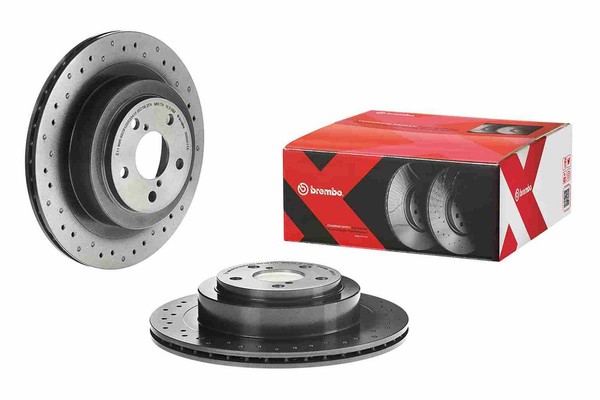 2X Brembo Bremsscheibe Xtra Line - Xtra 09.B041.1X FüR Impreza Gd Station Wagon-image
