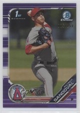 2019 Bowman Chrome Prospects Purple Refractor /250 Patrick Sandoval #BCP-236 4al