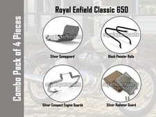 "4 Pcs Accessories Combo Pack CP-12" Genuine Royal Enfield Classic 650