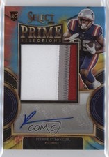 2022 Panini Select Tie-Dye Prizm /25 Pierre Strong Jr #PS-PS Auto 0su2
