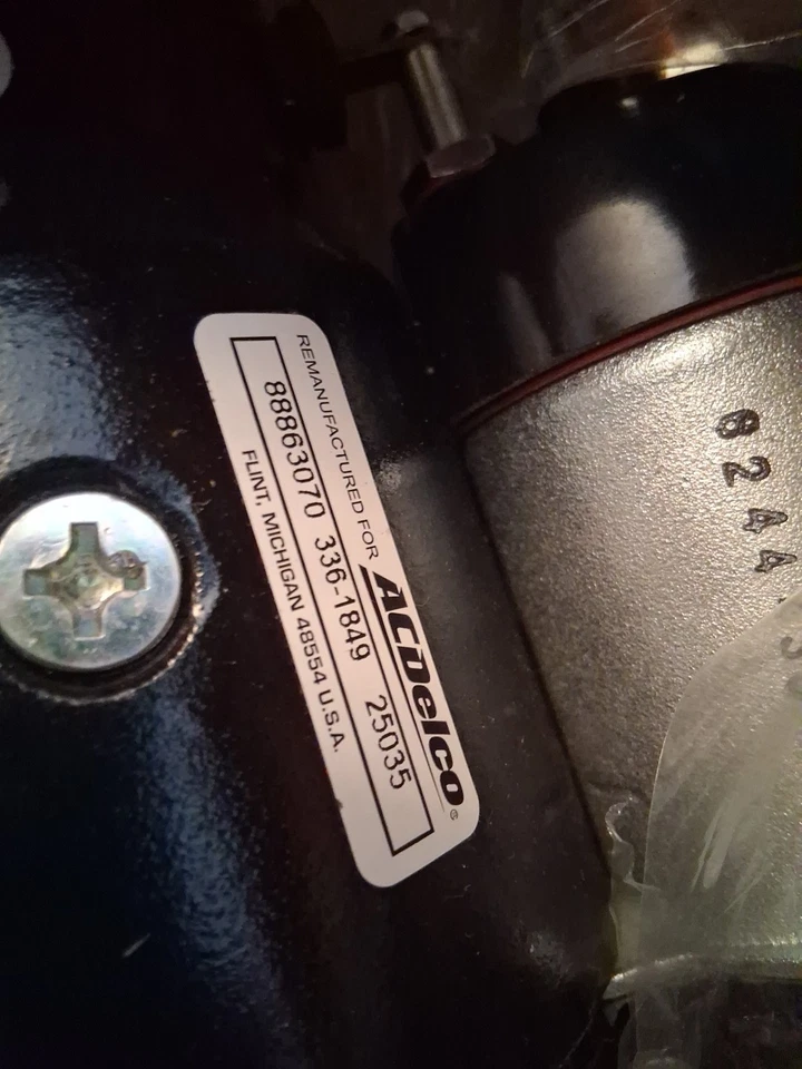Remanufactured ACDelco Starter Motor 336-1849 For 58-90 Chevrolet P30 C10 - Image 3 of 3