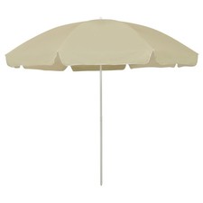 Beach Parasol Sand Yellow 118.1"
