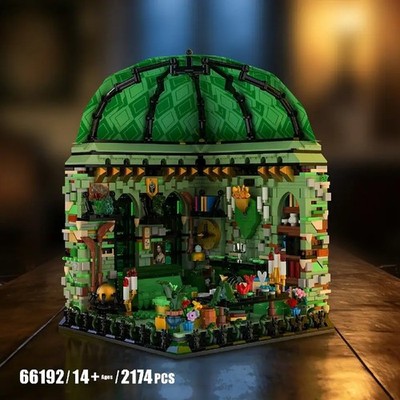 Harry Potter Slytherin Hogwarts Gemeinschaftsraum 2174 Teile Baustein Set mit Licht