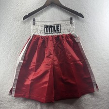 Title Boxing Shorts Shiny Satin Mens Large Vi...