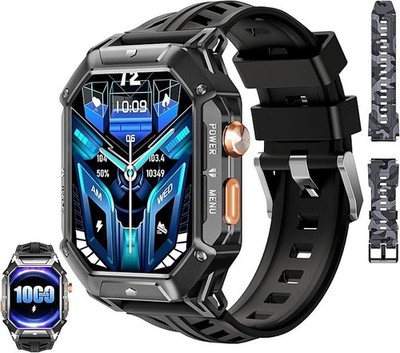 OUKITEL Smart Watch for Men BT80, 2.13'' AMOLED HD Display,100 Days Long Battery