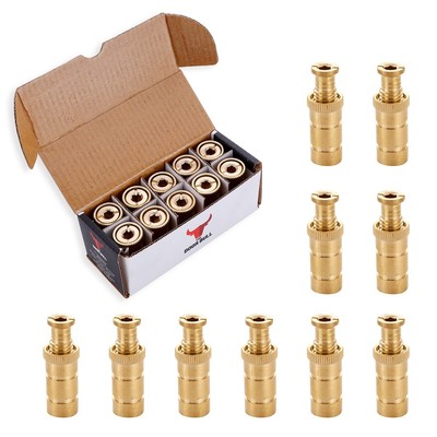 Brass Pool Cover Anchors for Concrete & Pavers Deck, Universal Size Fits 3/4''...
