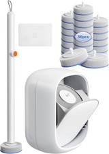 Disposable Toilet Cleaning System - Toilet Wand Kit with 18/36 High-Performance