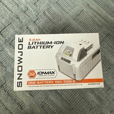Sun Snow Joe 5AH 24vBAT-XR AUTHENTIC IONMAX 24-Volt Lithium-Ion Battery NEW
