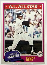 Bucky Dent - 1981 Topps #650 New York Yankees