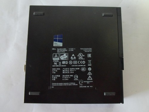 Dell OptiPlex 3020M Pentium G3250T 2.80GHz 4GB 500GB HDD W10 Mini PC (A7411) - Bild 7 von 8