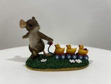 Vintage Charming Tails Fitz & Floyd 88/108 Keep All Your Ducks In A Row Figurine