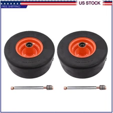 2 Pack New Flat Free Wheels For Scag 483050 482504 9278 13 x 6.50-6 13x6.5x6