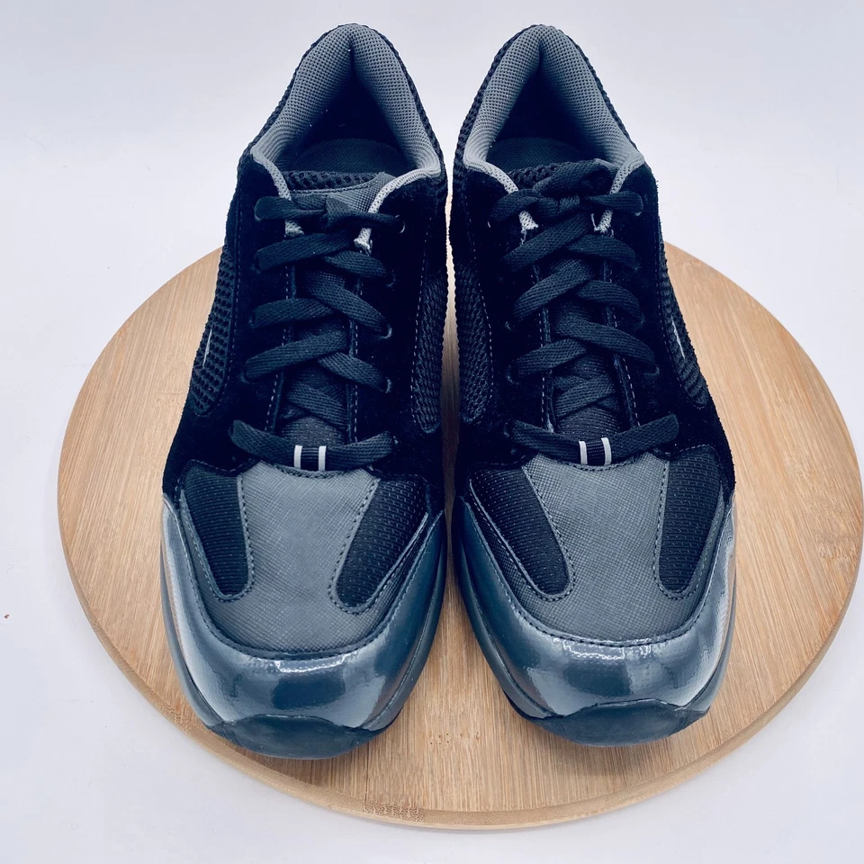 MBT Moja Shoes Womens 10.5 Black Leather Lace Up Rocker Sneakers - Image 2 of 4