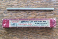 Vintage L. S. Starrett 234 5" Standard End Measuring Rod Machinist Tool USA