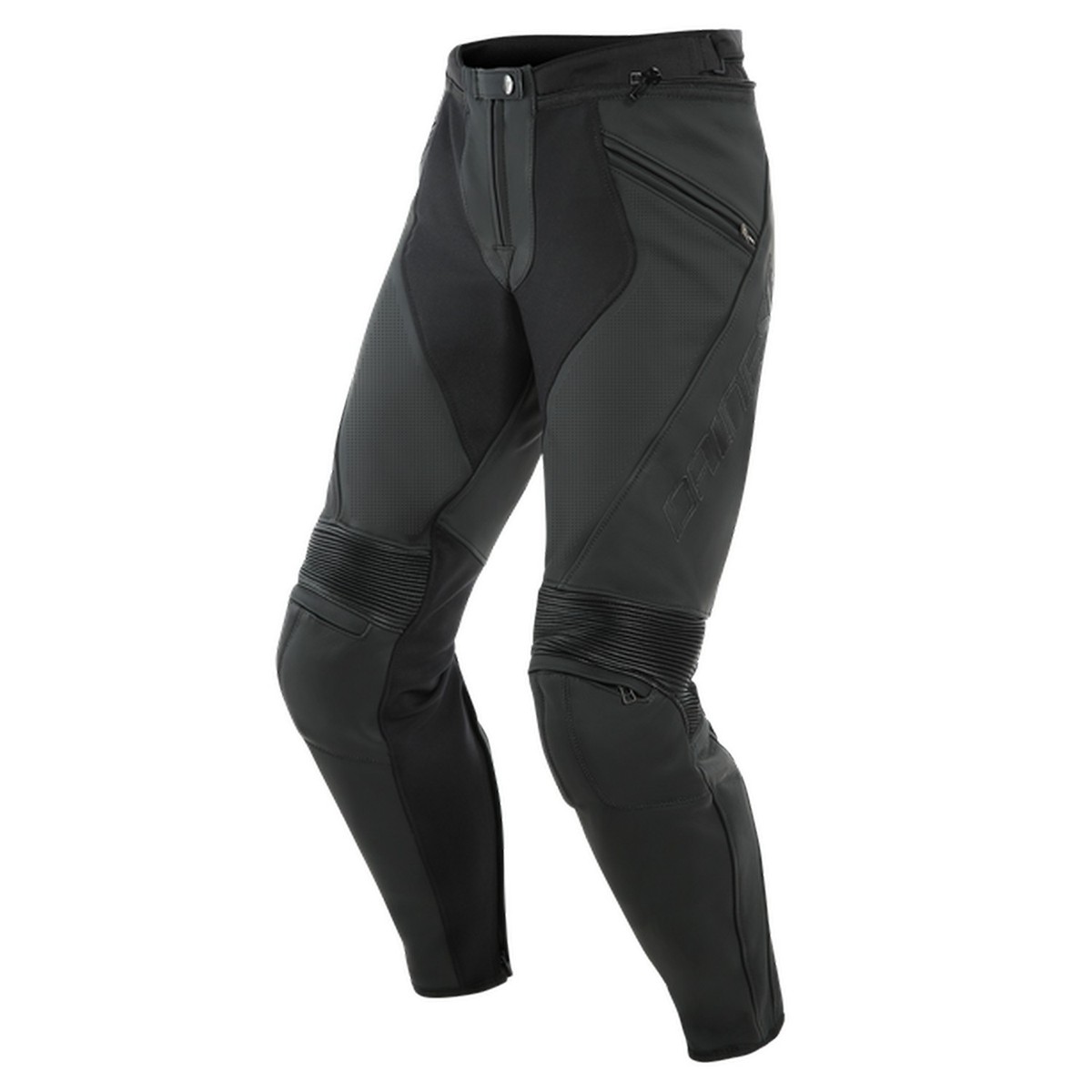 Dainese Pony 3 Mens Perforated Leather Motorcycle Pants Matte
