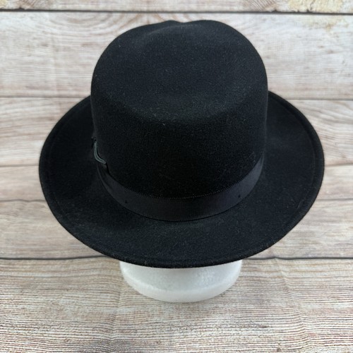 Cappello Fedora Bailey Of Hollywood Lana Nera Feltro Leggero Imbottibile Idrorepellente - Foto 3 di 14