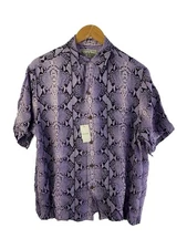 WACKO MARIA Short Sleeve Shirt M Rayon PUP Animal